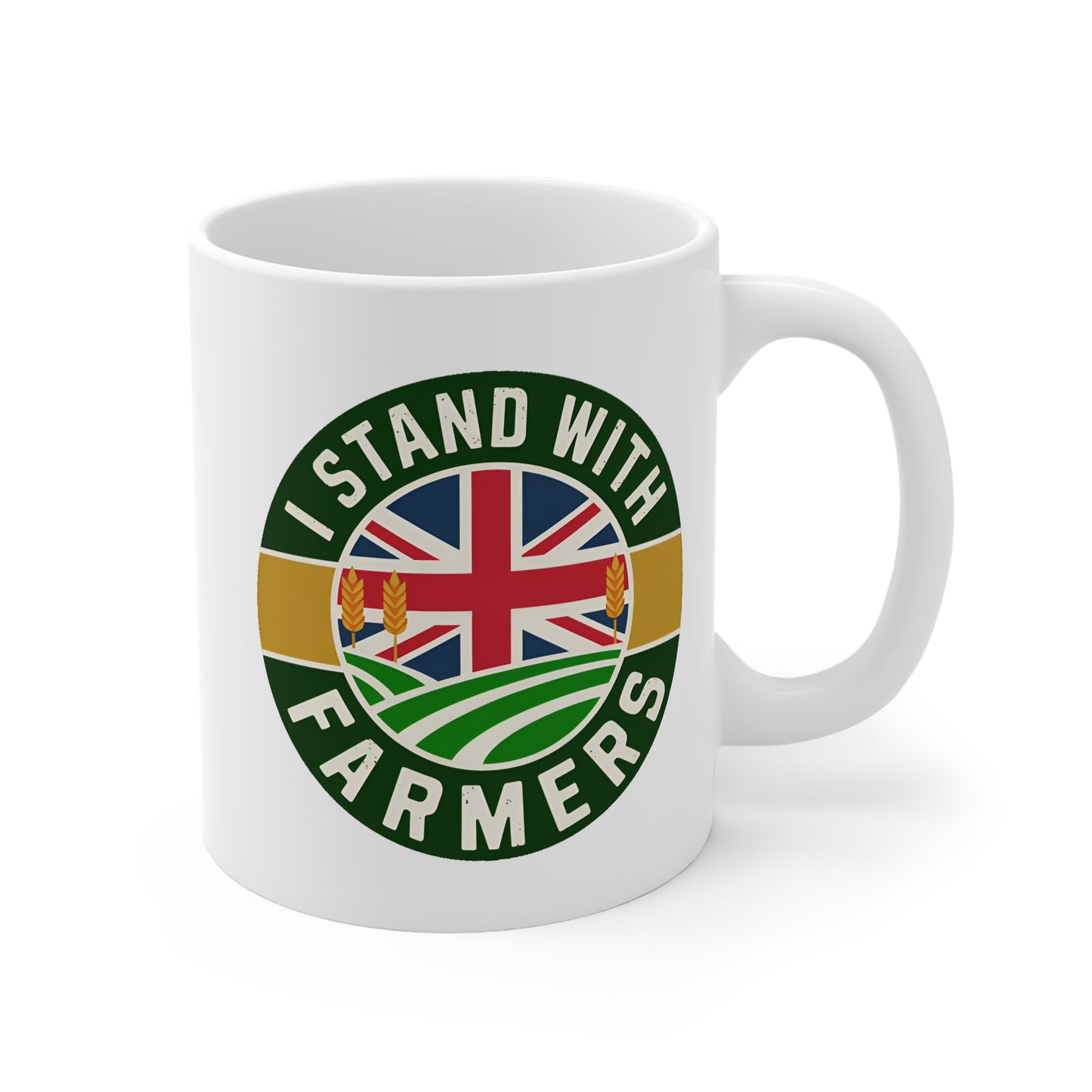 I Stand With British Farmers Mug